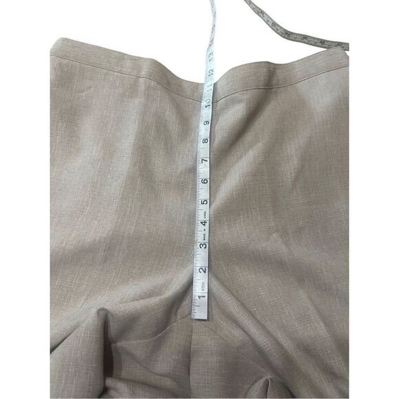 Alfred Dunner Classic Fit Pull On Pants Sz 14 Short Almond NWT - Picture 7 of 8